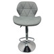 Swivel Chrome & PU Leather Modern Adjustable Bar Stools