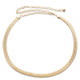 48" Ladies 'W' Shape Design Chain Waist Belt Women Fashion Accessory - Silver Gold