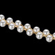 40" 2 Long Rows Gold Waist Chain Belt with White Pearl for Women Fashion Accessory