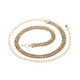 44" Gold Pyramid Border with Rhinestone Diamante Waist Belt for Women Fashion  Accessory