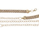 44" Gold Pyramid Border with Rhinestone Diamante Waist Belt for Women Fashion  Accessory