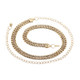 44" Gold Pyramid Border with Rhinestone Diamante Waist Belt for Women Fashion  Accessory