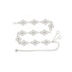 40" Women Rhinestone Diamond Waist Chain Belt for Casual and Formal Wear Women Fashion Accessory