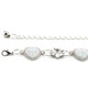 Women's Rhinestone Diamond Design Waist Chain Belt with Hearts & Flowers Fashion Accessory - White Blue Pink
