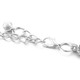 Women's Rhinestone Diamond Design Waist Chain Belt with Hearts & Flowers Fashion Accessory - White Blue Pink