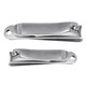 2pc Stainless Steel Nail Clipper Set with Case