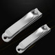 2pc Stainless Steel Nail Clipper Set with Case