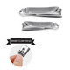 2pc Stainless Steel Nail Clipper Set with Case