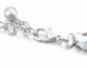 41" Long Silver Rhinestone Diamante Waist Chain Belt for Women Fashion Accessory