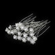 Pearl Flower Hair Pins (Small Pearl) - 10pcs
