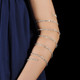 Silver Diamante Spring Bracelet