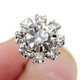 Diamante Flower Design Hair Pins - 10pcs