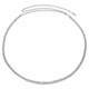 45" 2 Rows Diamante Rhinestone Waist Chain Belts Casual & Formal Wear for Women Fashion Accessory