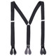 Men’s Adjustable Braces Y Shape Heavy Duty Button Hole Suspenders for Trousers Jeans 25mm