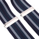 Men’s Adjustable Braces Y Shape Heavy Duty Clip On Suspenders for Trousers Jeans Navy 35mm