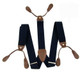 Unisex Adjustable Braces Y Shape Heavy Duty Button Hole Suspenders for Trousers Jeans 25mm