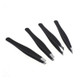 Stainless Steel Eyebrow & Facial Hair Tweezers Set