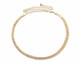 45" Folded Half Round Diamante Waist Chain Belts for Women Fashion Accessory - Gold Silver