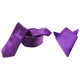 Men's Satin Polyester Neck Tie Handkerchief Pocket Square Set Men’s Fashion Accessory