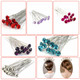 Crystal Hair Pins - 10pcs