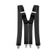 Men's Adjustable Braces x Shape Heavy Duty Clip On Suspenders for Trousers Jeans 35mm