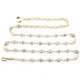 38" Gold Diamante Metal Waist Chain Belts for Women Fashion Accessory