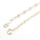 38" Gold Diamante Metal Waist Chain Belts for Women Fashion Accessory