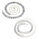 42" Diamante Rhinestone Waist Chain Belts for Women Fashion Accessory - Silver Gold