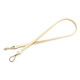 29" Skinny Thin Stretchable Spring Waist Belt Women Fashion Accessory - Gold silver