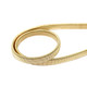 10mm Gold Skinny Metal Thin Stretchable Spring Waist Belt Women Fashion Accessory - 60cm 65cm 70cm