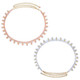 45" Round and Hanging Pearl Chain Waist Belt Women Fashion Accessory - Baby Pink Clear