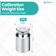 500g Round Stainless Steel Precision Calibration Weight