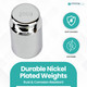 200g Round Stainless Steel Precision Calibration Weight