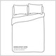 Printed Duvet Cover - Blue