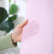 PEVA Plastic Shower Curtain - Pink