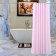 PEVA Plastic Shower Curtain - Pink