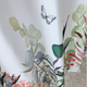 Butterfly & Wildflower Shower Curtain