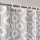 Abstract Geometric Shower Curtain - Grey