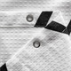Lattice Design Shower Curtain - White & Black