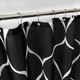 Lattice Design Shower Curtain - Black