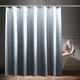 Gradient Colour Shower Curtain - Grey & White