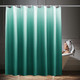 Gradient Colour Shower Curtain - Light Green & White