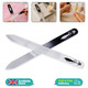 Glass Nail File Set - Black and White