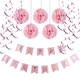 Happy Birthday Decorations Set - Pink