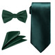 Bow Tie, Neck Tie & Handkerchief Set