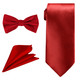 Bow Tie, Neck Tie & Handkerchief Set