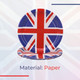 Union Jack Paper Plate - 23cm