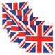 Union Jack Party Tableware Set - 98pcs