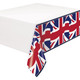 54 Inch x 108 Inch Union Jack Rectangular Plastic Tablecover