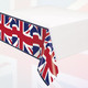 54 Inch x 108 Inch Union Jack Rectangular Plastic Tablecover